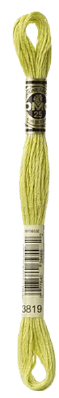 DMC 3819 Skeine Gold Aurous Green