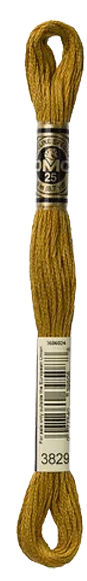 DMC 3829 Skeine Yellow Brown Ochre Earth
